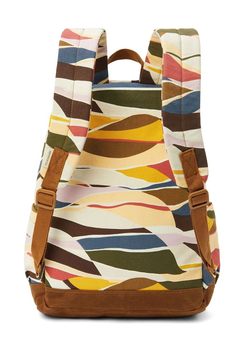 Bunter Rucksack mit geometrischem Muster