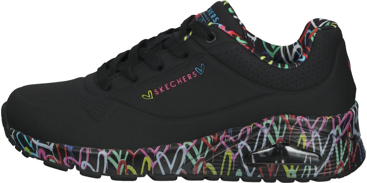 Gepolsterter Sneaker mit Printsohle