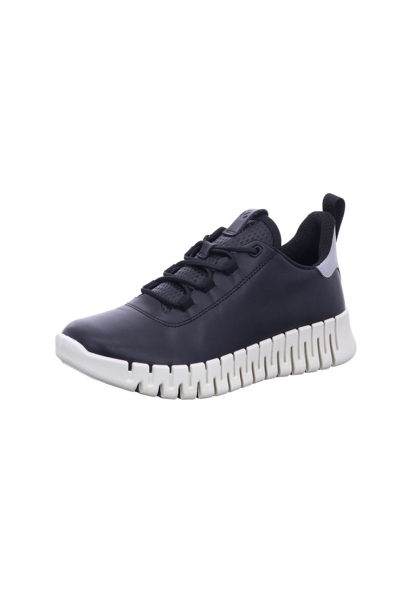 Lässiger Leder Schnür-Sneaker