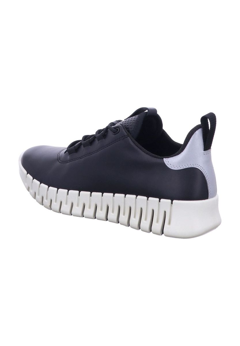 Lässiger Leder Schnür-Sneaker