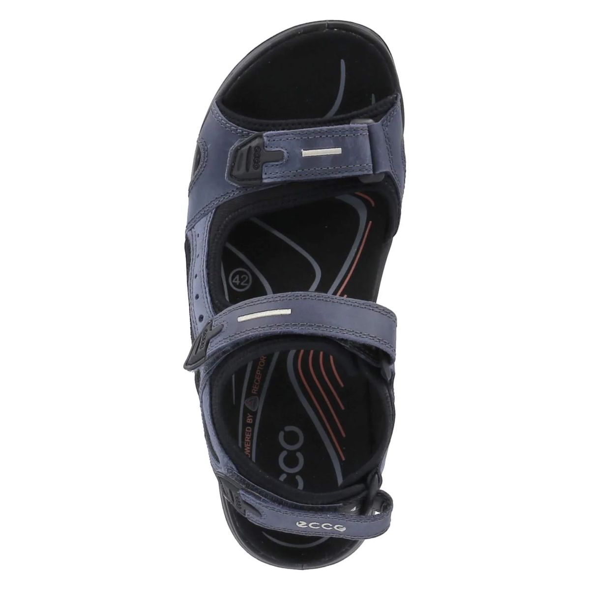 Herren Outdoor Ledersandale mit Riemen