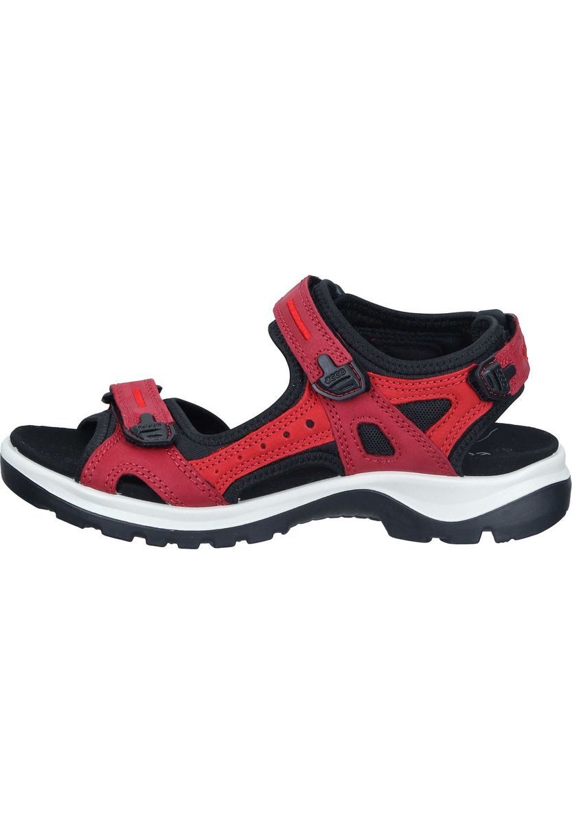 ecco® Outdoor-Sandalen "Offroad", Leder, Klettverschluss, für Damen, rot, 37