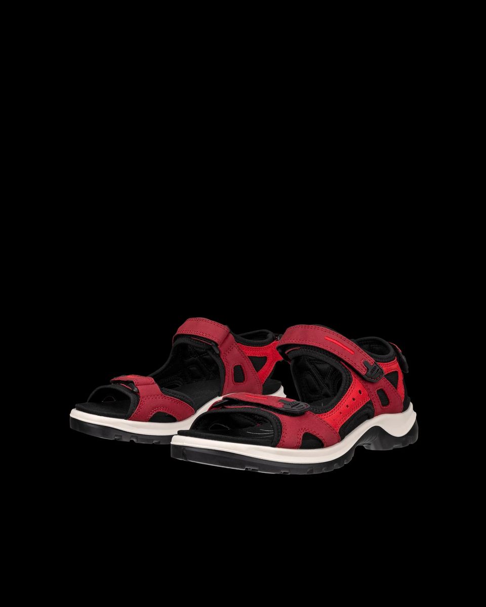 ecco® Outdoor-Sandalen "Offroad", Leder, Klettverschluss, für Damen, rot, 37