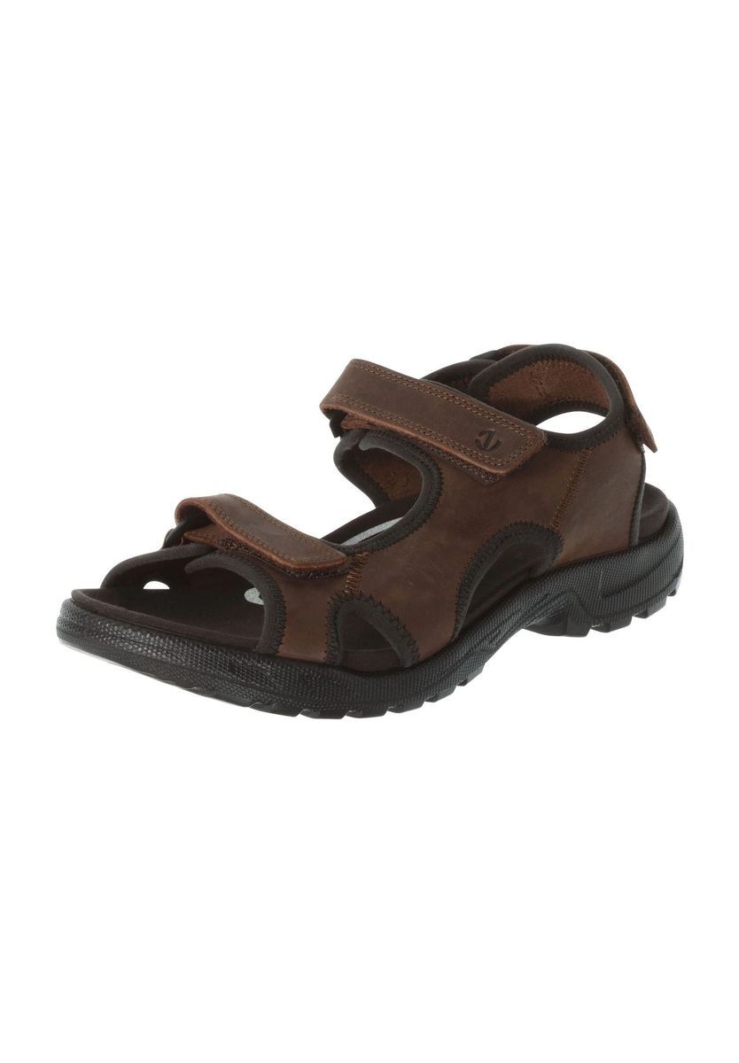 Herren Leder Komfort Sandale mit Klettverschluss