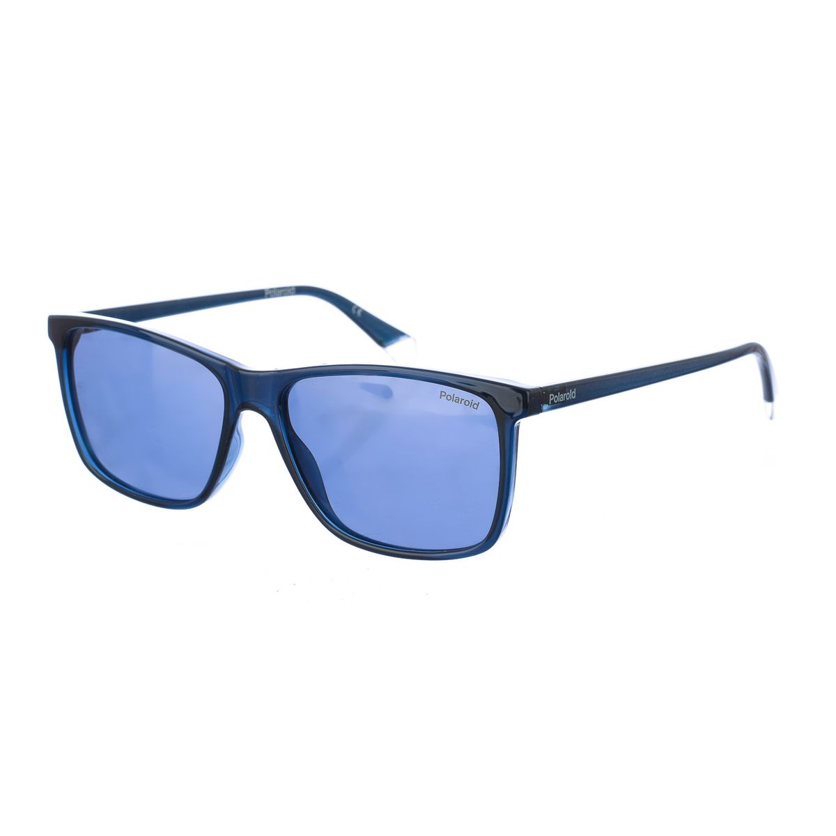 Polaroid Rechteckige Marineblaue Sonnenbrille