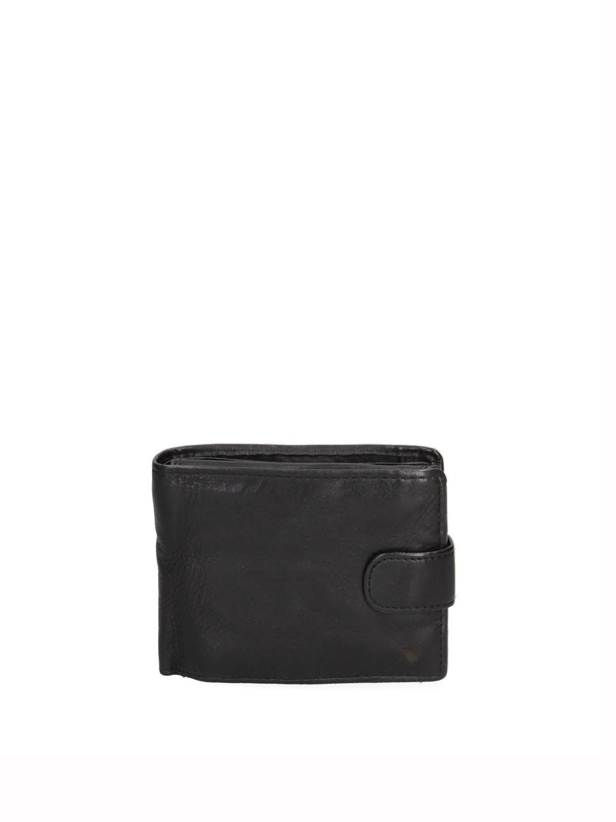 Kompakte Leder-Brieftasche für Herren