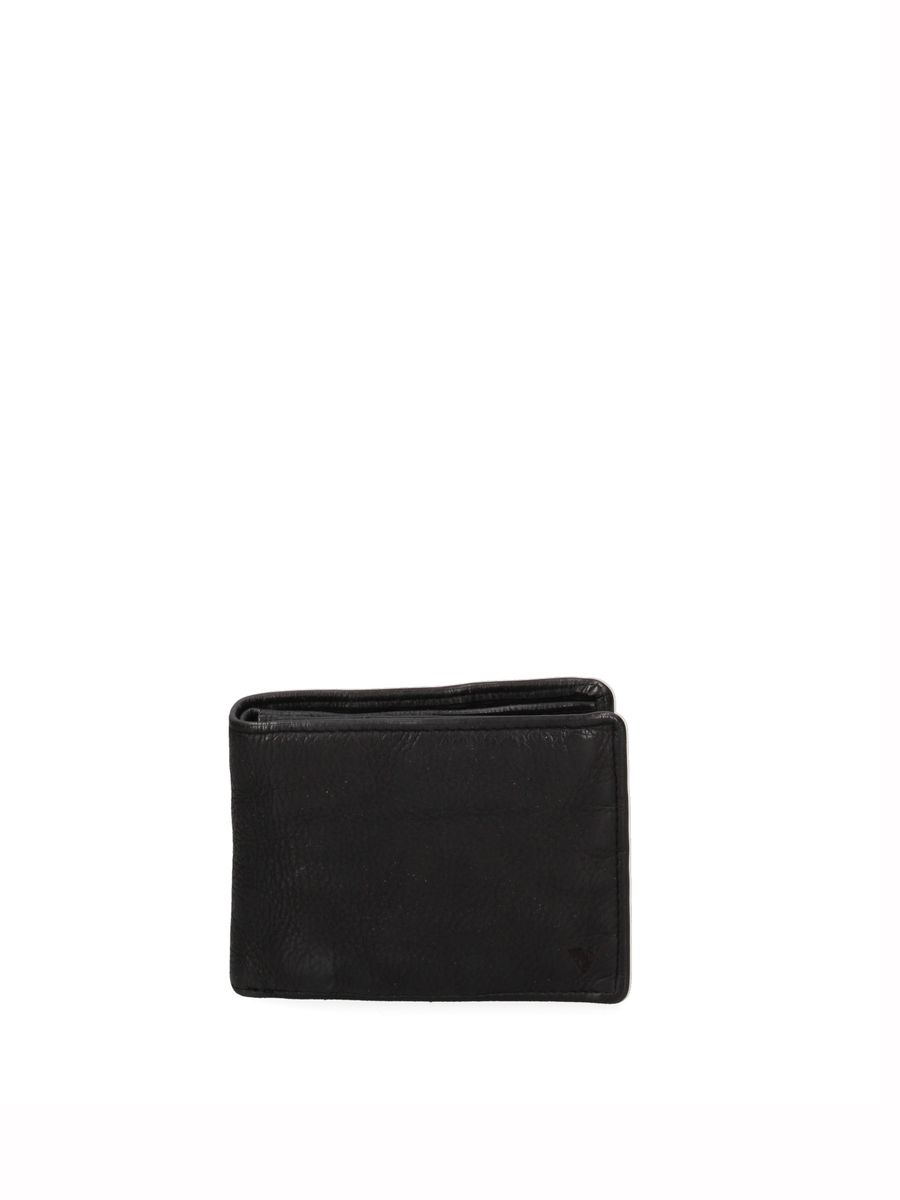 Kompakte Leder-Brieftasche für Herren