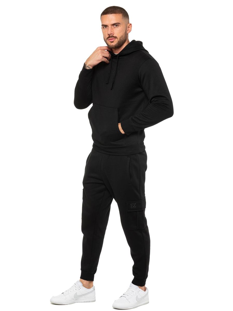 Hoodie und Cargo-Jogginghose Set