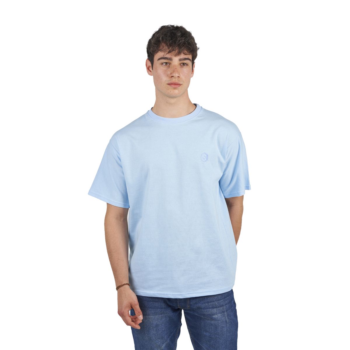 Herren Oversize T-Shirt mit Rundhalsausschnitt