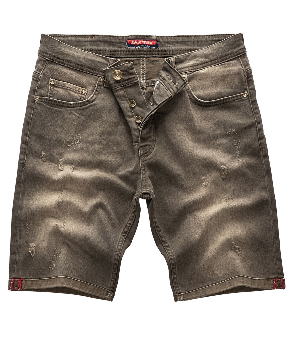 Schwarze Jeansshorts mit Kordelzug