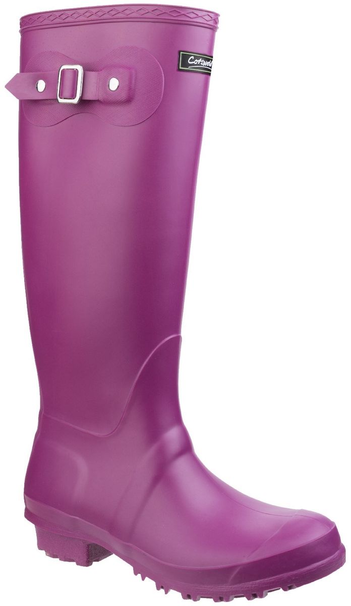 Klassische Hohe Gummistiefel mit Schnalle