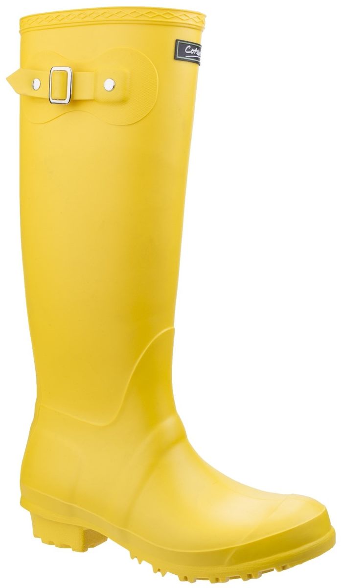 Klassische Hohe Gummistiefel mit Schnalle