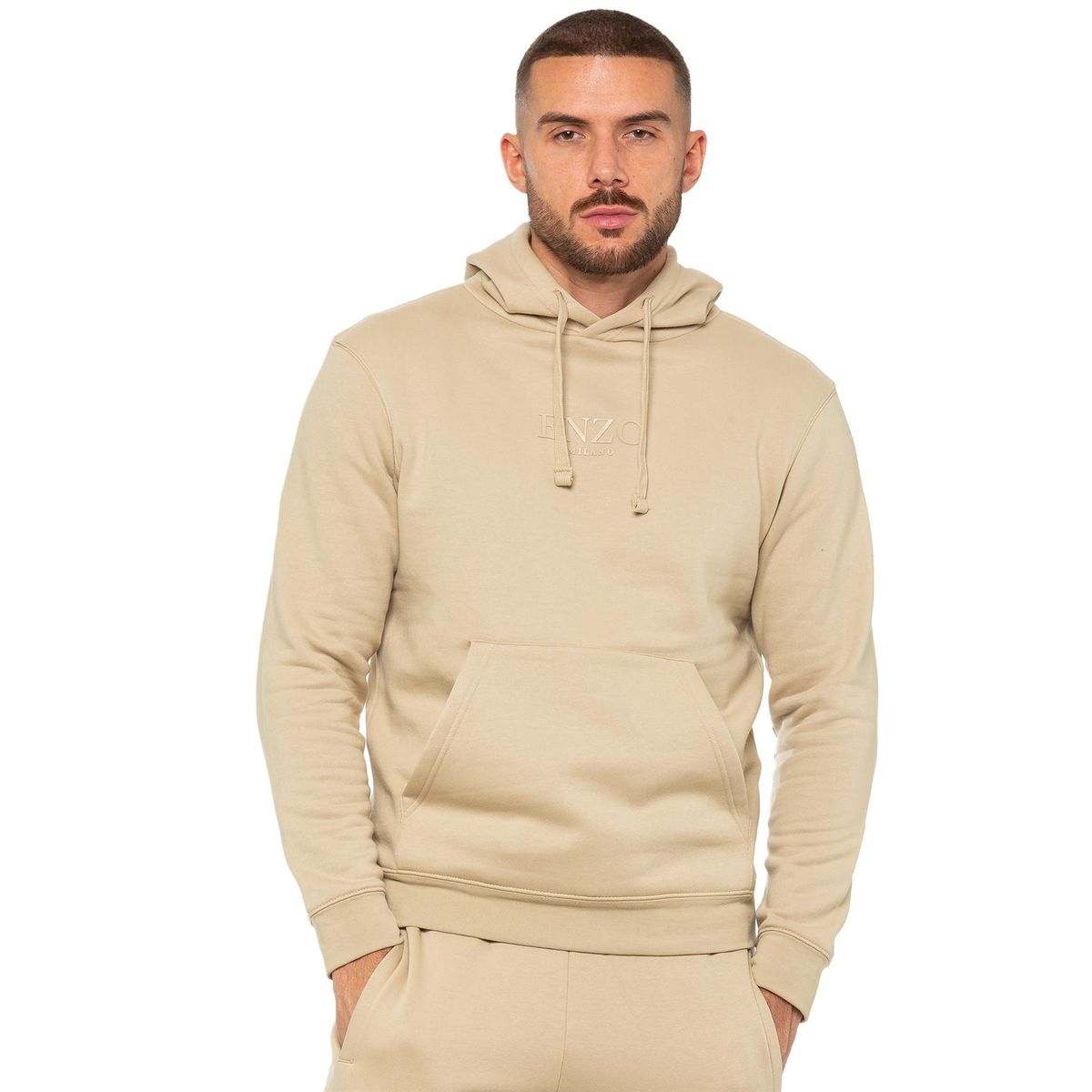 Lässiger Kapuzenpullover mit Kordelzug