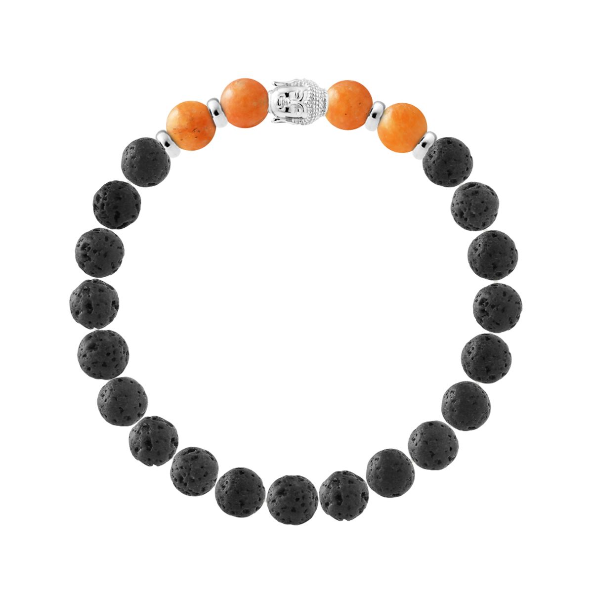 Lavastein Aventurin Perlenarmband