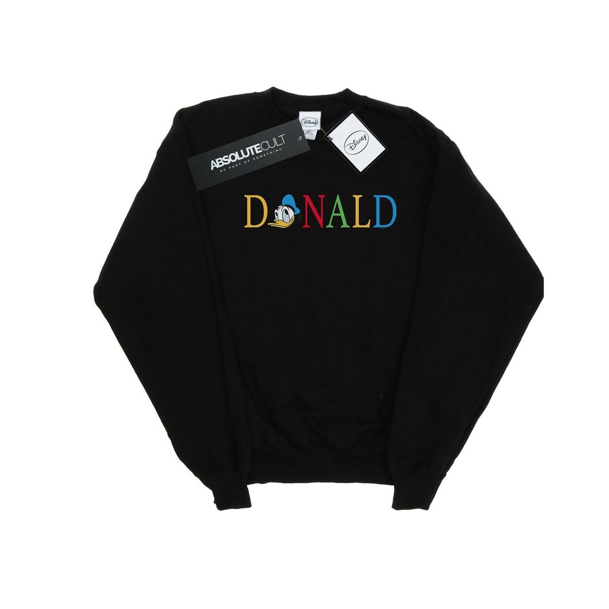 Donald Duck besticktes Rundhals-Sweatshirt