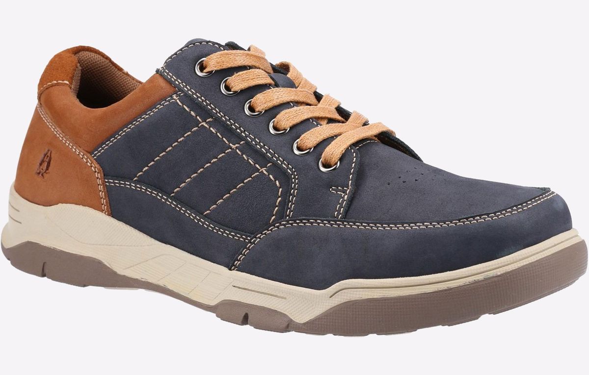 Lässige Mokassin-Schnürschuhe aus Leder