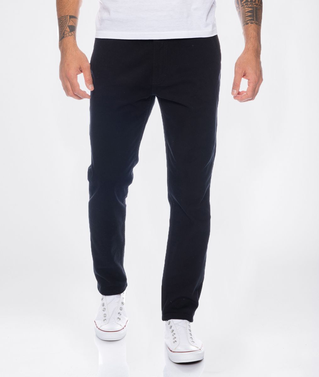 Herren Slim Fit Chino Hose
