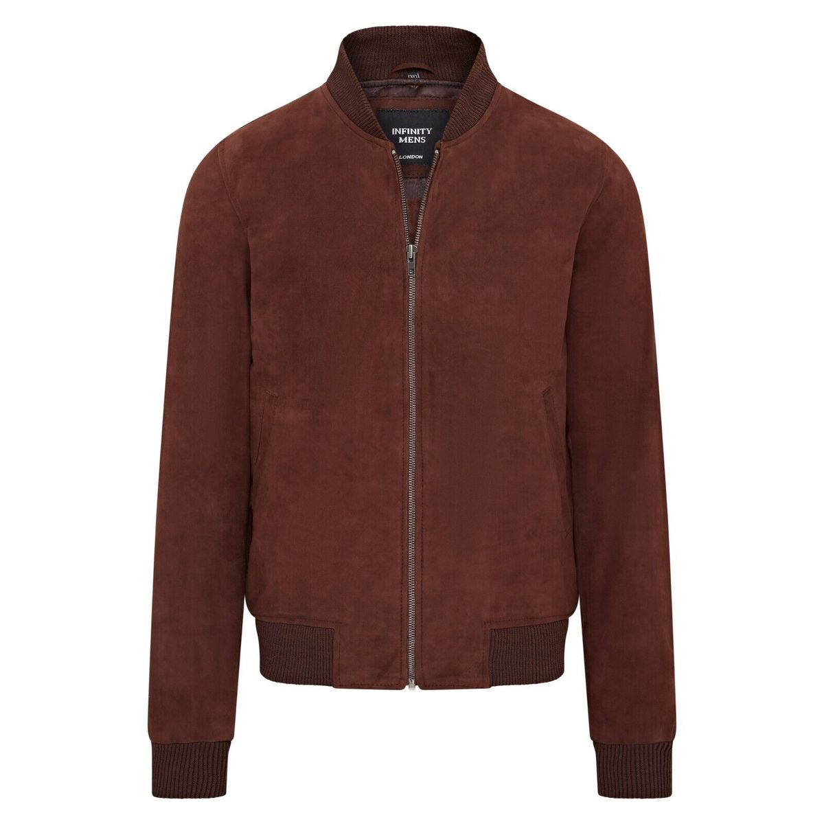 Varsity Bomberjacke aus Wildleder
