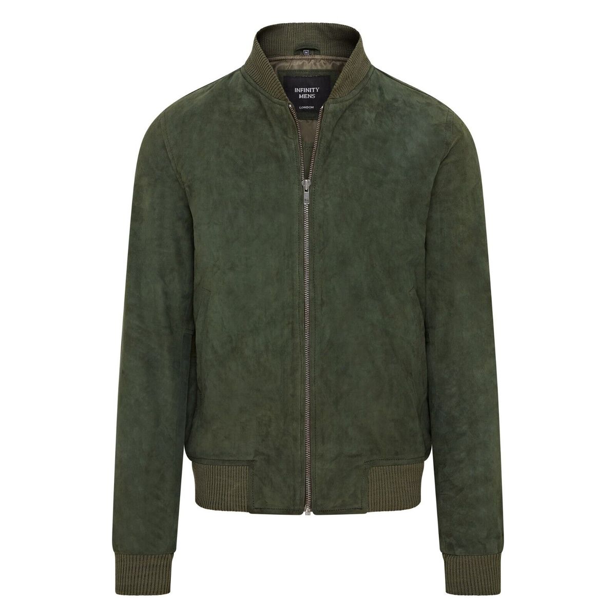 Varsity Bomberjacke aus Wildleder