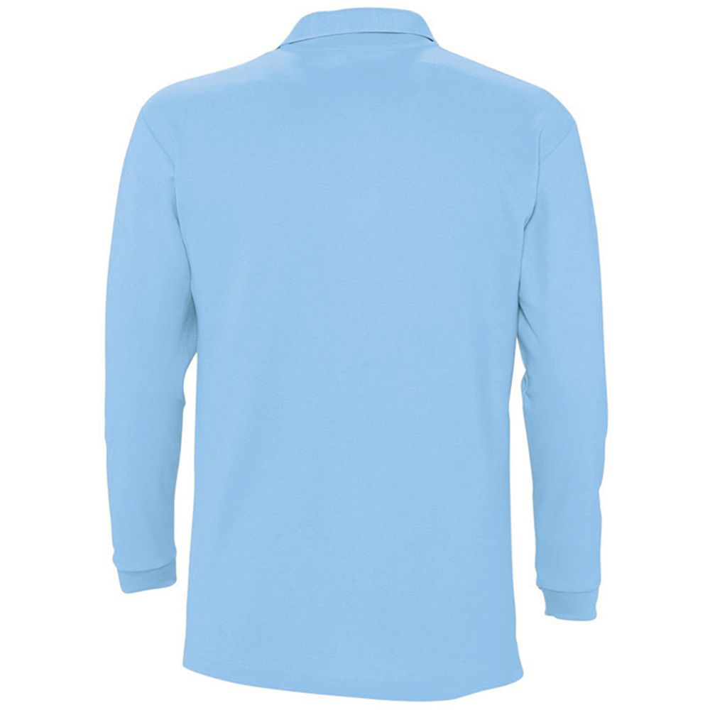Klassisches Langarm-Poloshirt aus Baumwolle