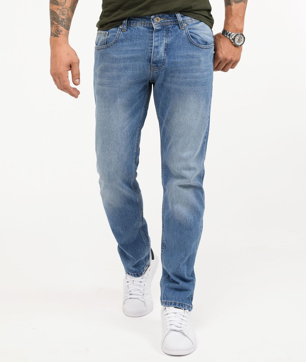 Helle Distressed Slim Jeans