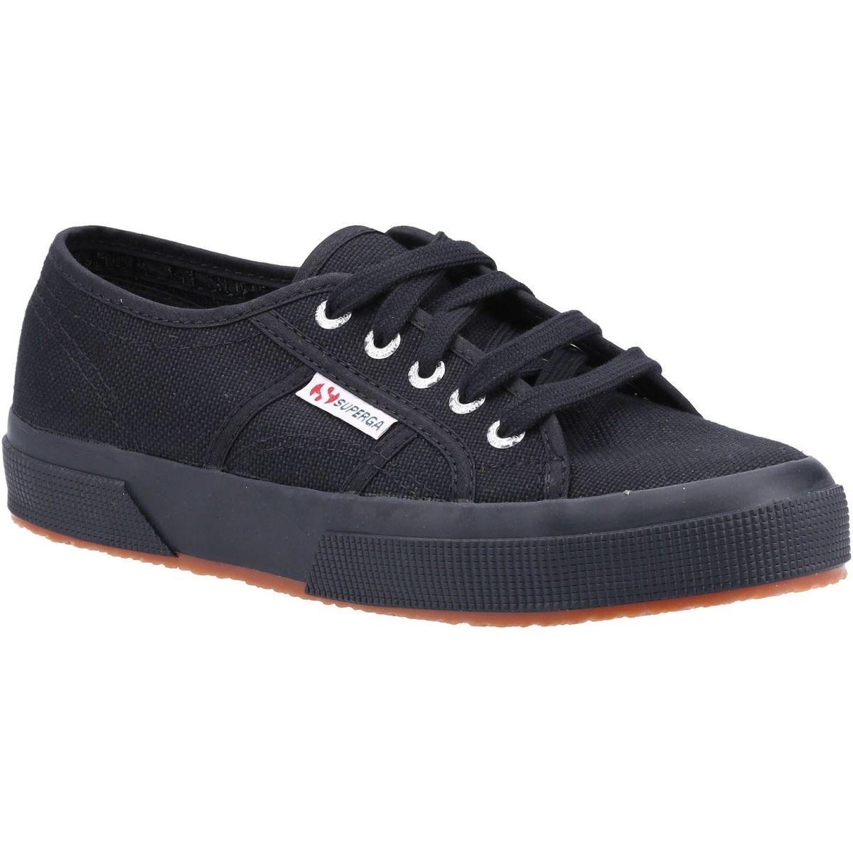 Superga 2750 Cotu Classic 100% Baumwolle Herren Voll Schwarz Turnschuhe