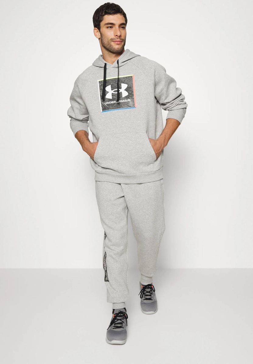 Herren Grafik Fleece Trainingsanzug Set