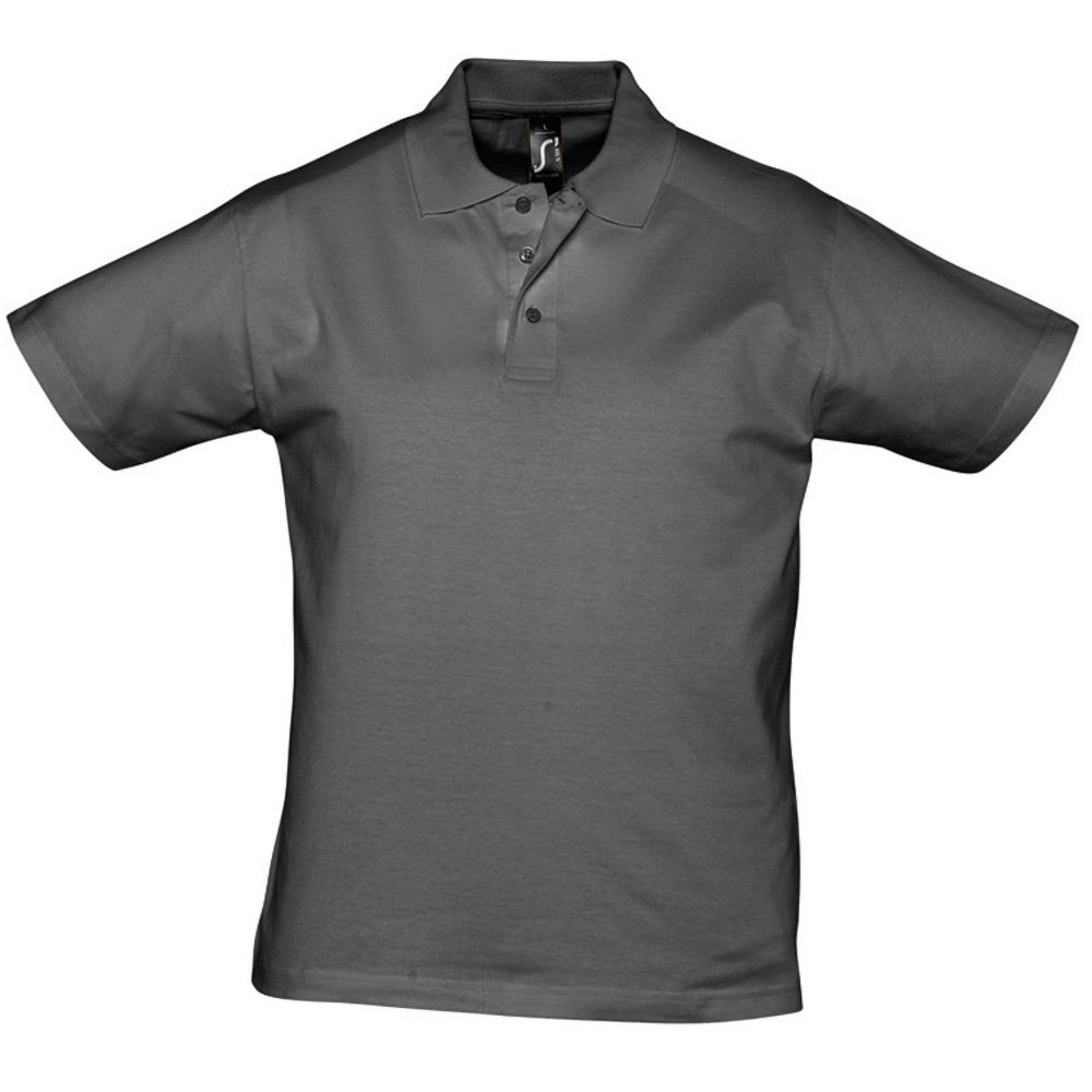 Herren Poloshirt Dunkelgrau