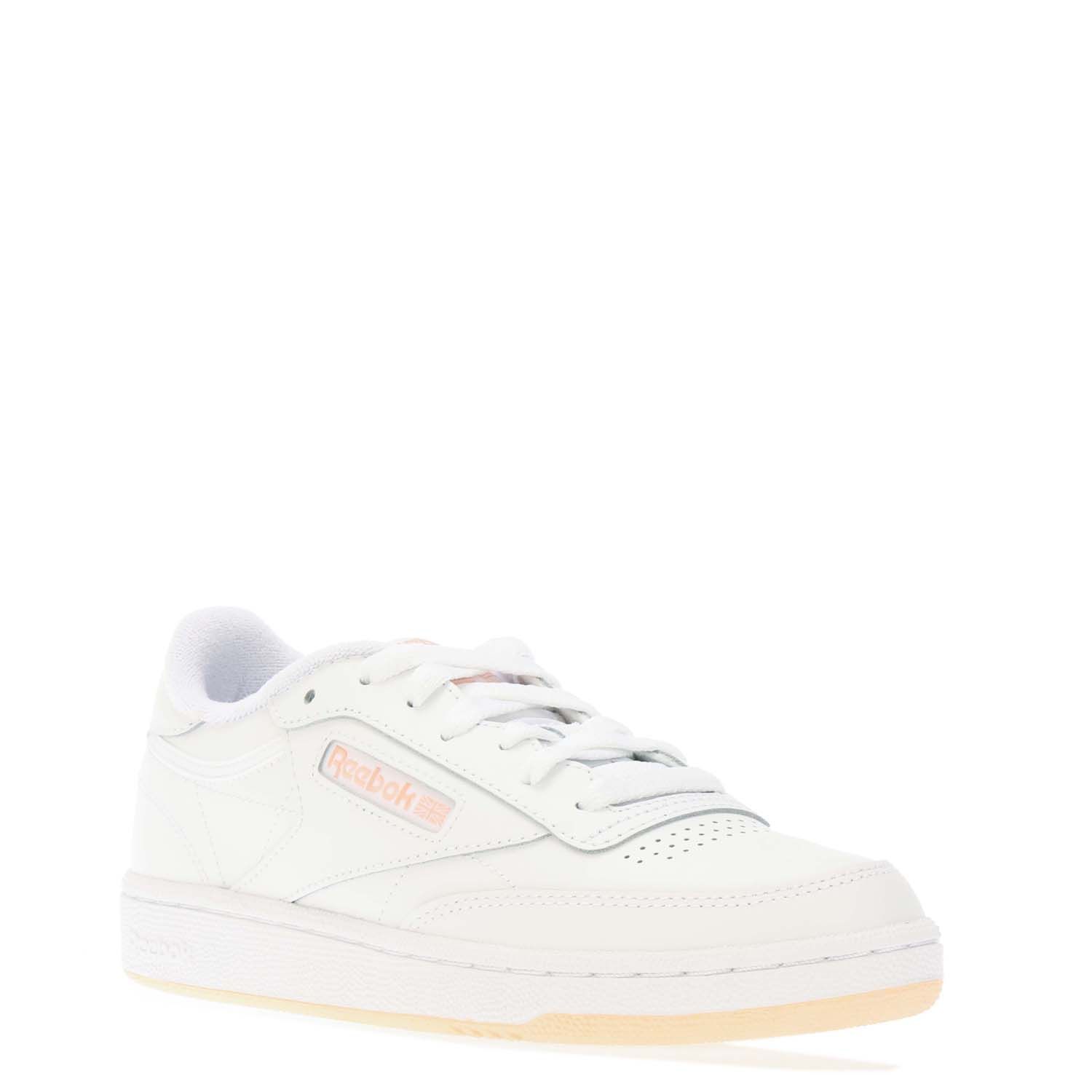 Klassische Leder Low-Top Court-Sneaker