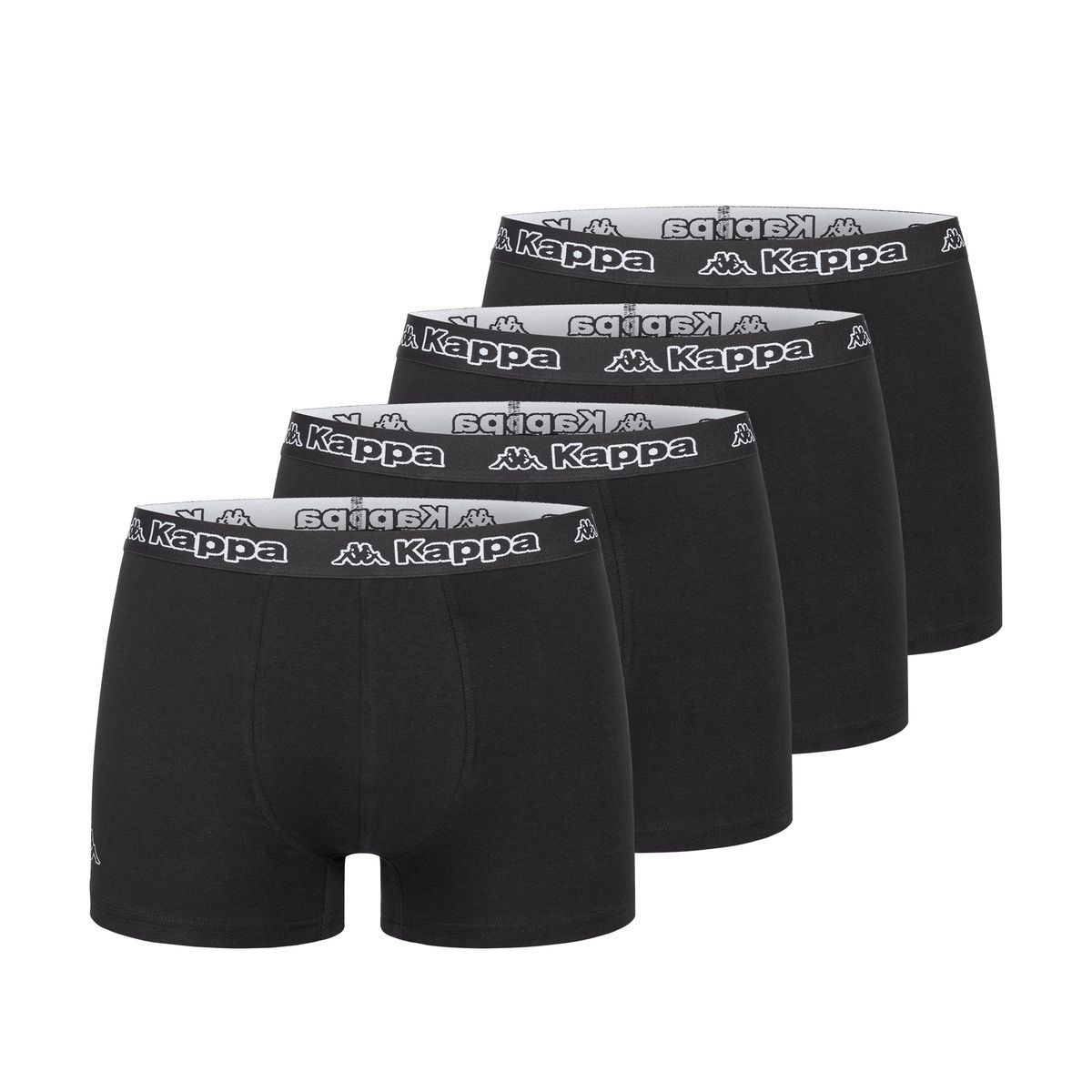 Herren Schwarze Baumwoll-Boxershorts Set
