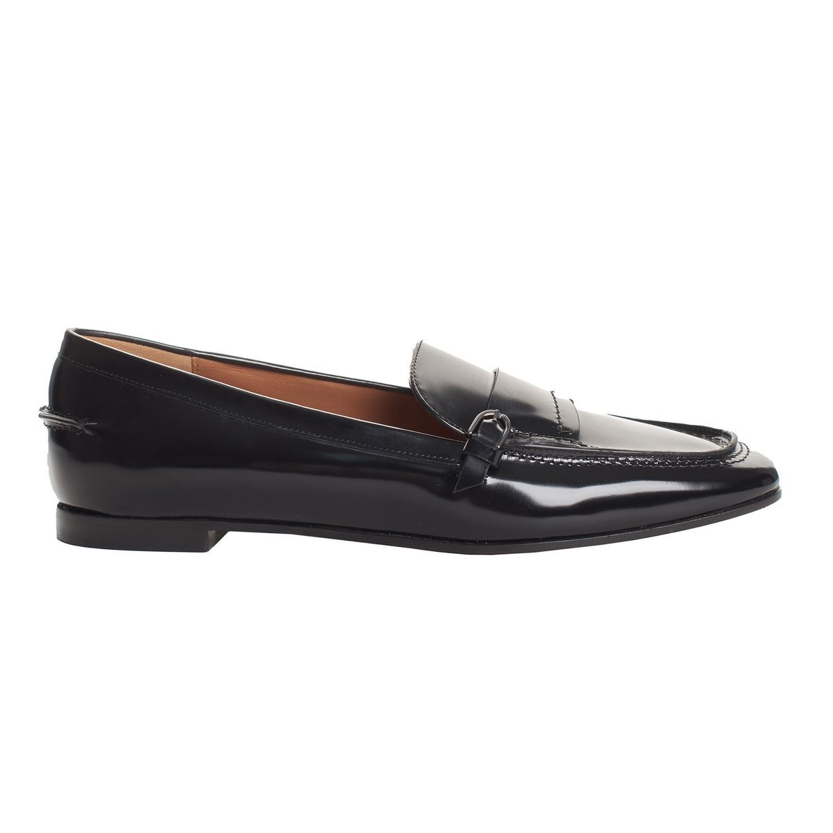 Elegante Lederloafer mit Schnallendetail
