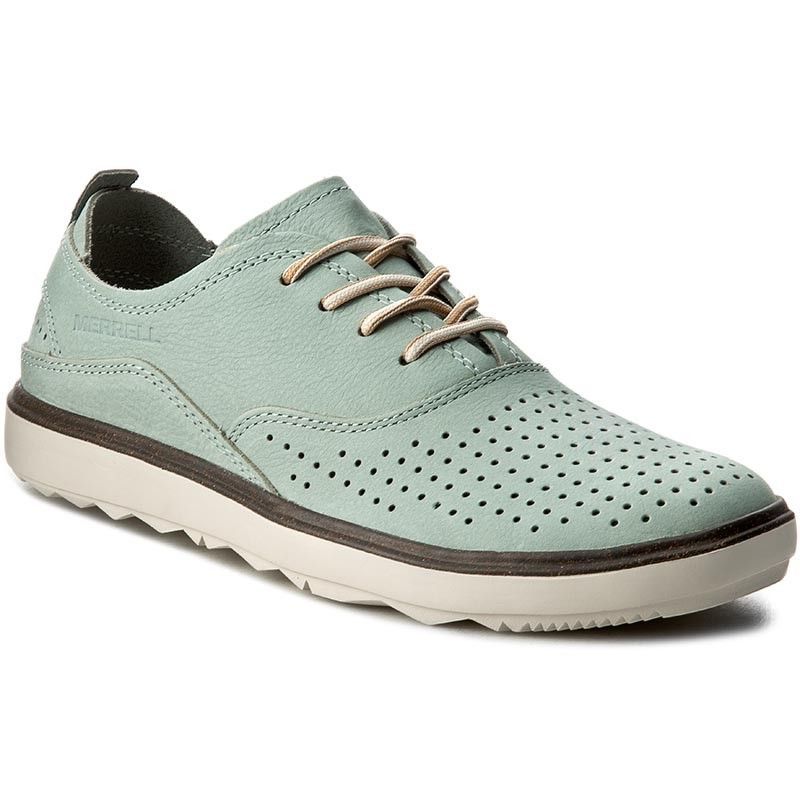 Perforierte Lederschnürschuhe Oxford