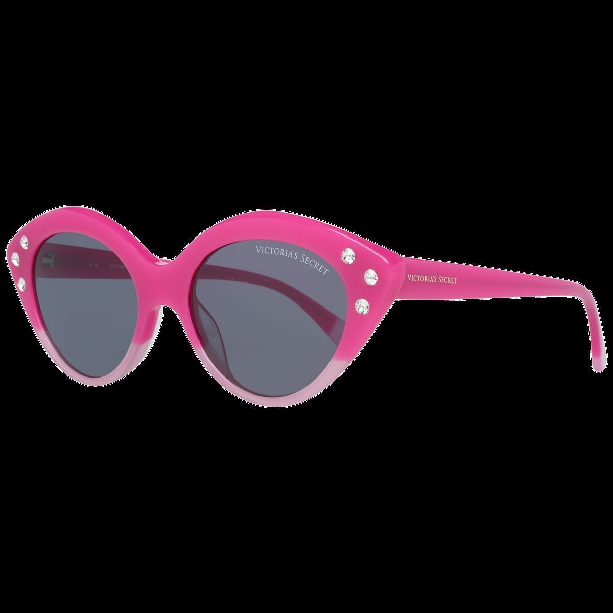 Cat-Eye Sonnenbrille mit Strassdetails