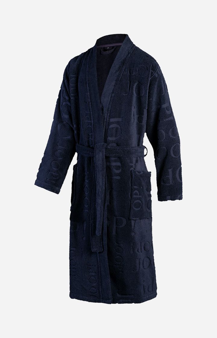 Kimono-Bademantel mit Allover-Logo-Muster