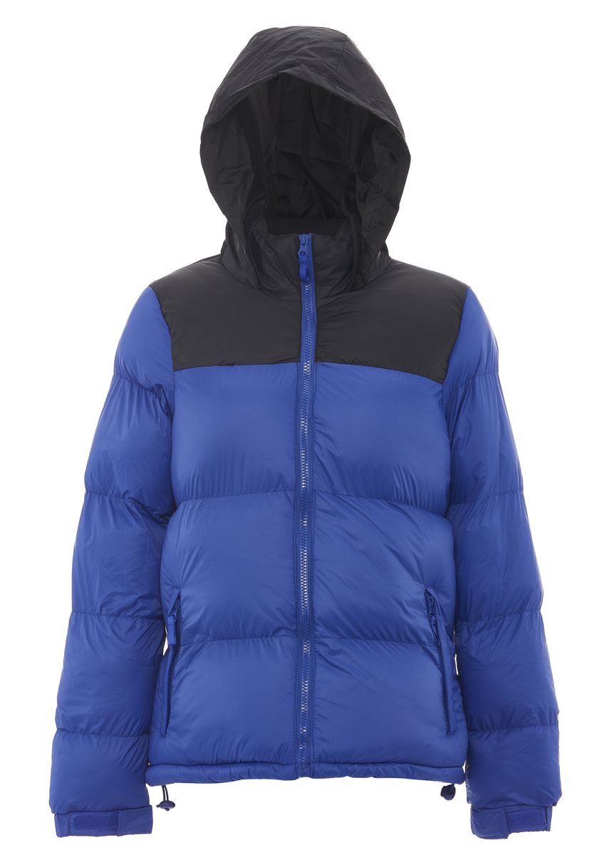 Wattierte Colorblock Steppjacke