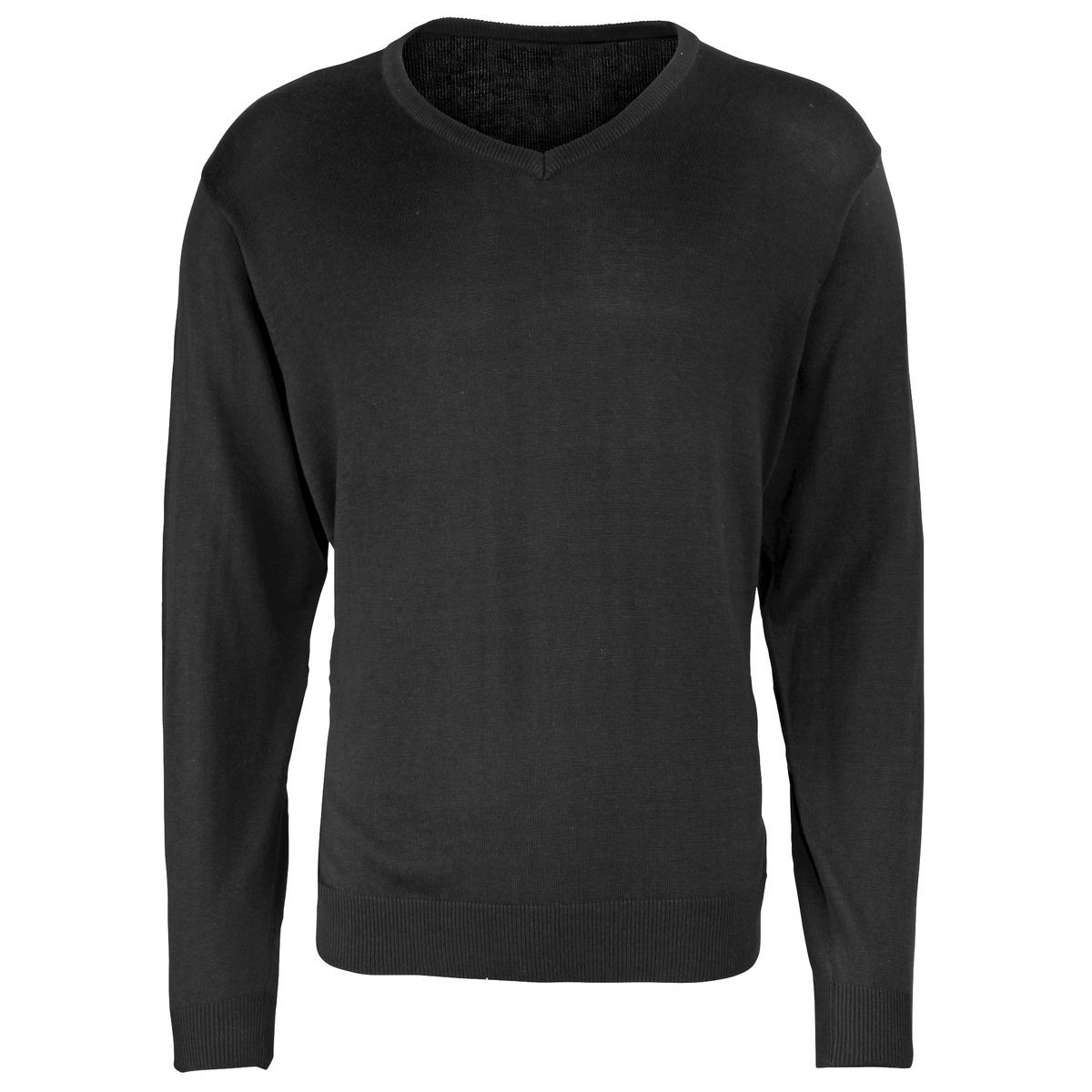 Klassischer Herren Strickpullover mit V-Ausschnitt