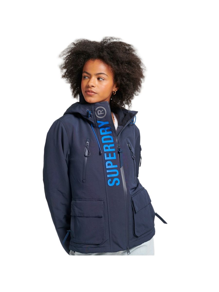 Damen Utility Windbreaker Jacke