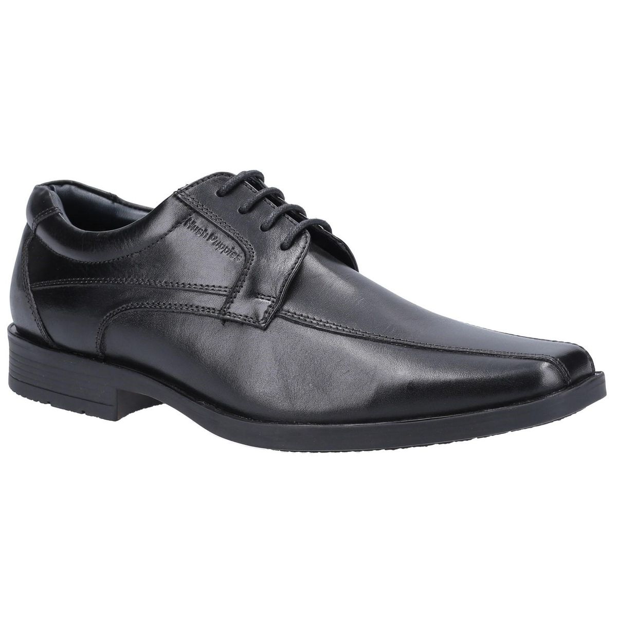 Hush Puppies Herren Brandon Lederschuhe (Schwarz)