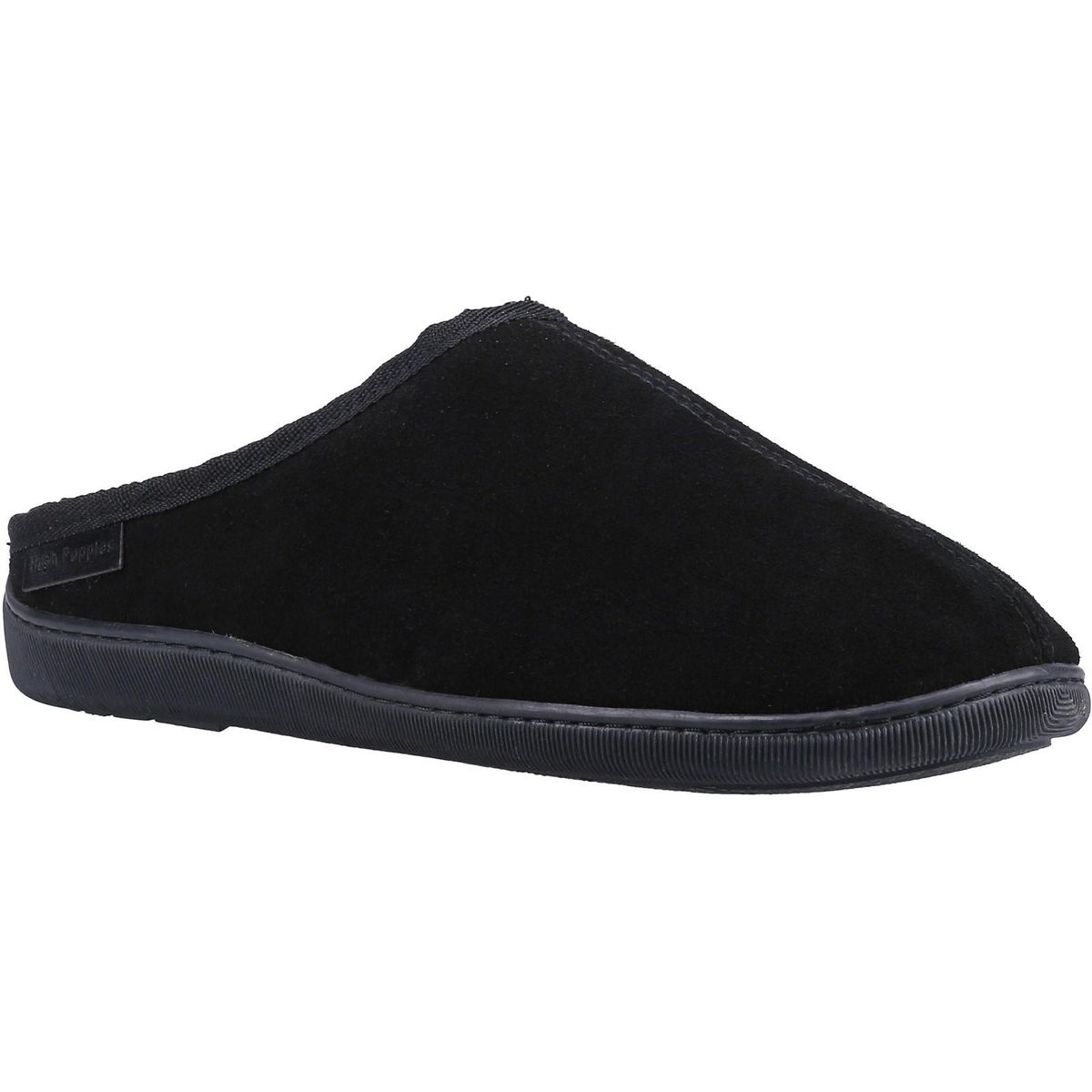 Hush Puppies Herren Ashton Wildleder Hausschuhe (Schwarz)