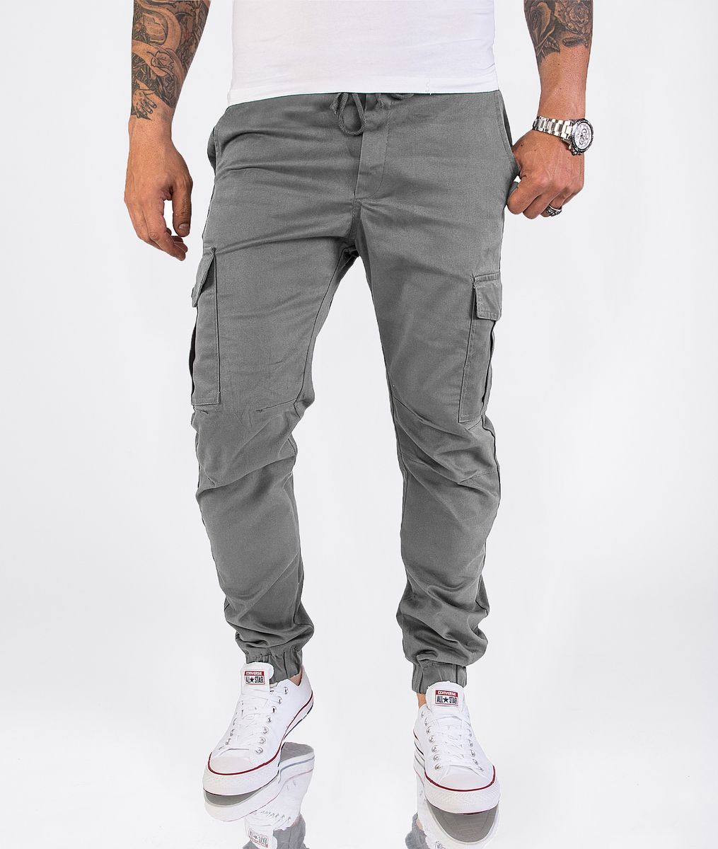Herren Cargohose Casual Jogger
