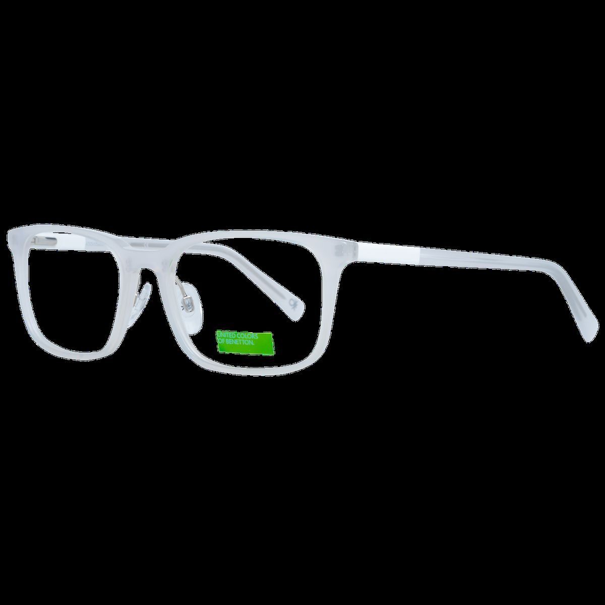 Rechteckige optische Brille mit klarem Rahmen