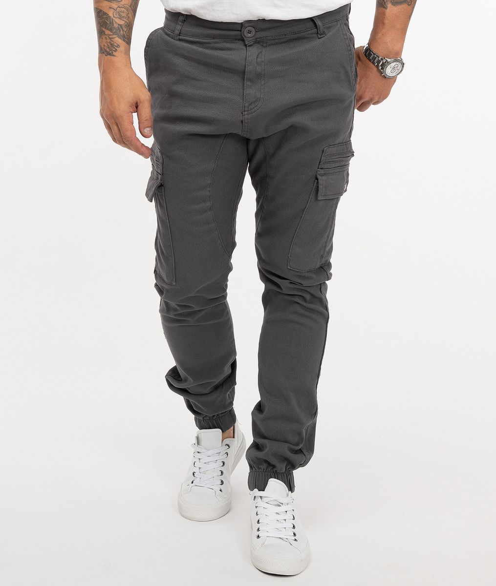 Herren Slim Fit Cargohose