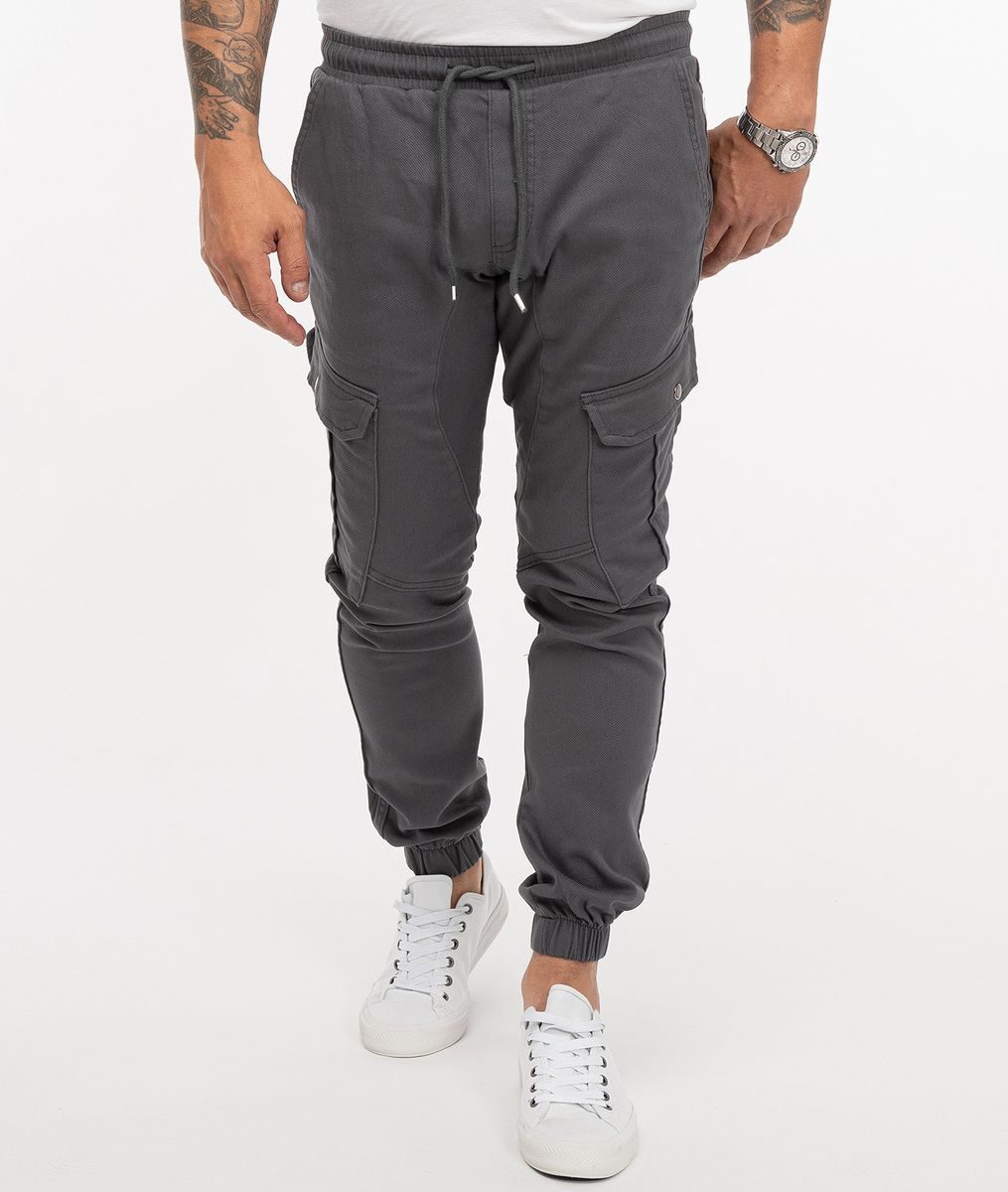 Herren Slim Fit Cargohose