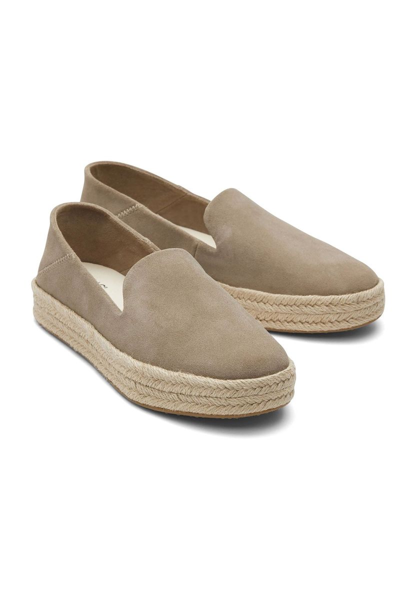 TOMS Espadrilles "Carolina", Leder, für Damen, weiß, 42