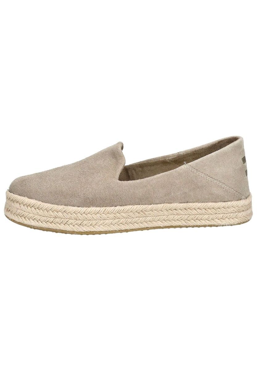 TOMS Espadrilles "Carolina", Leder, für Damen, weiß, 42