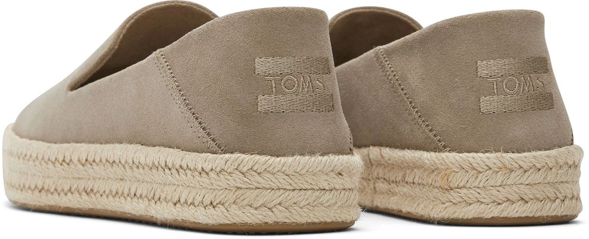 TOMS Espadrilles "Carolina", Leder, für Damen, weiß, 42