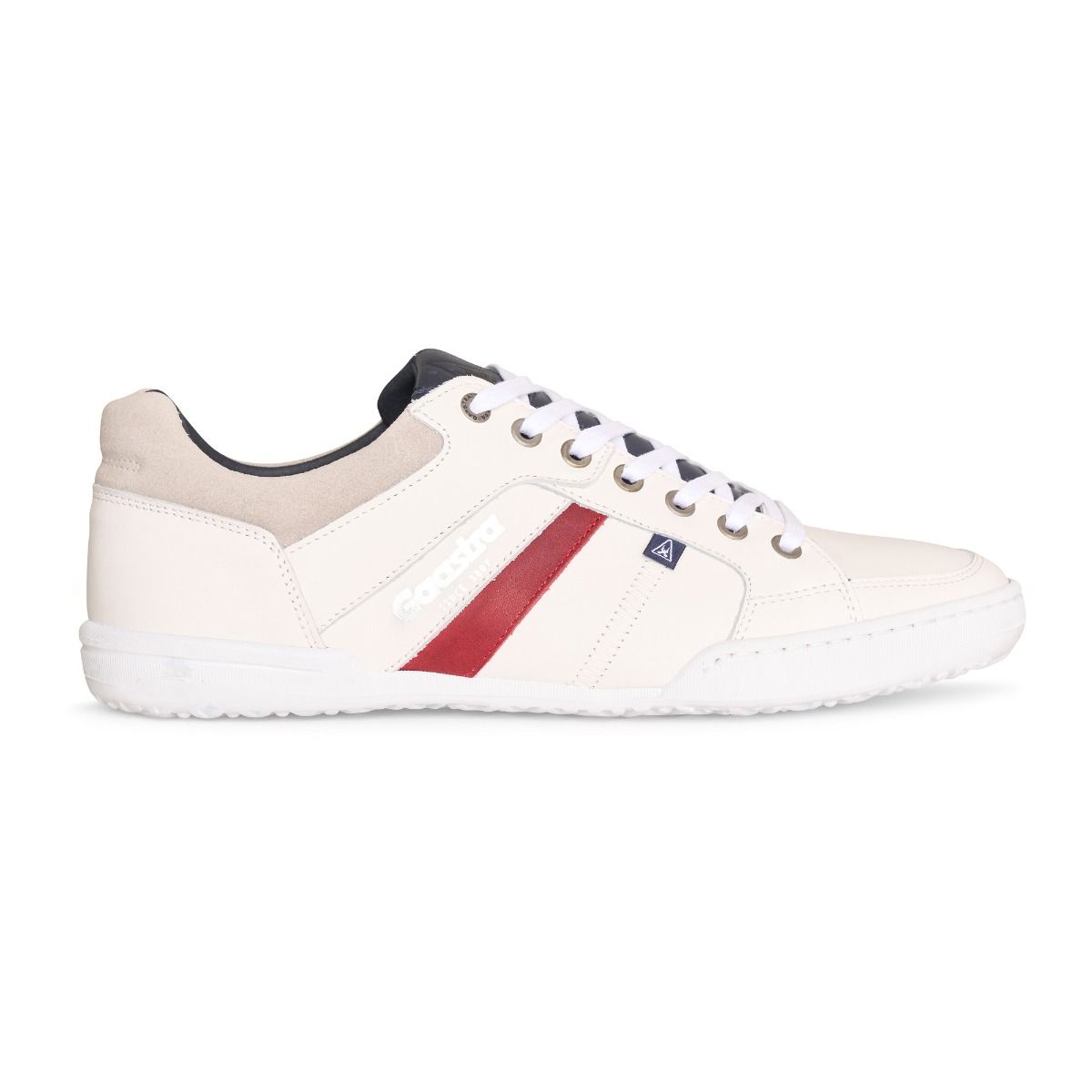 Weiße Leder-Sneakers