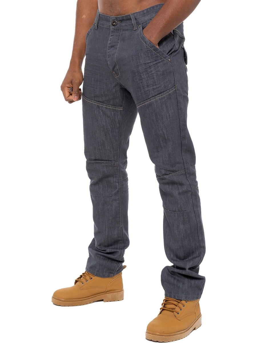 Herren Straight Leg Denim Jeans