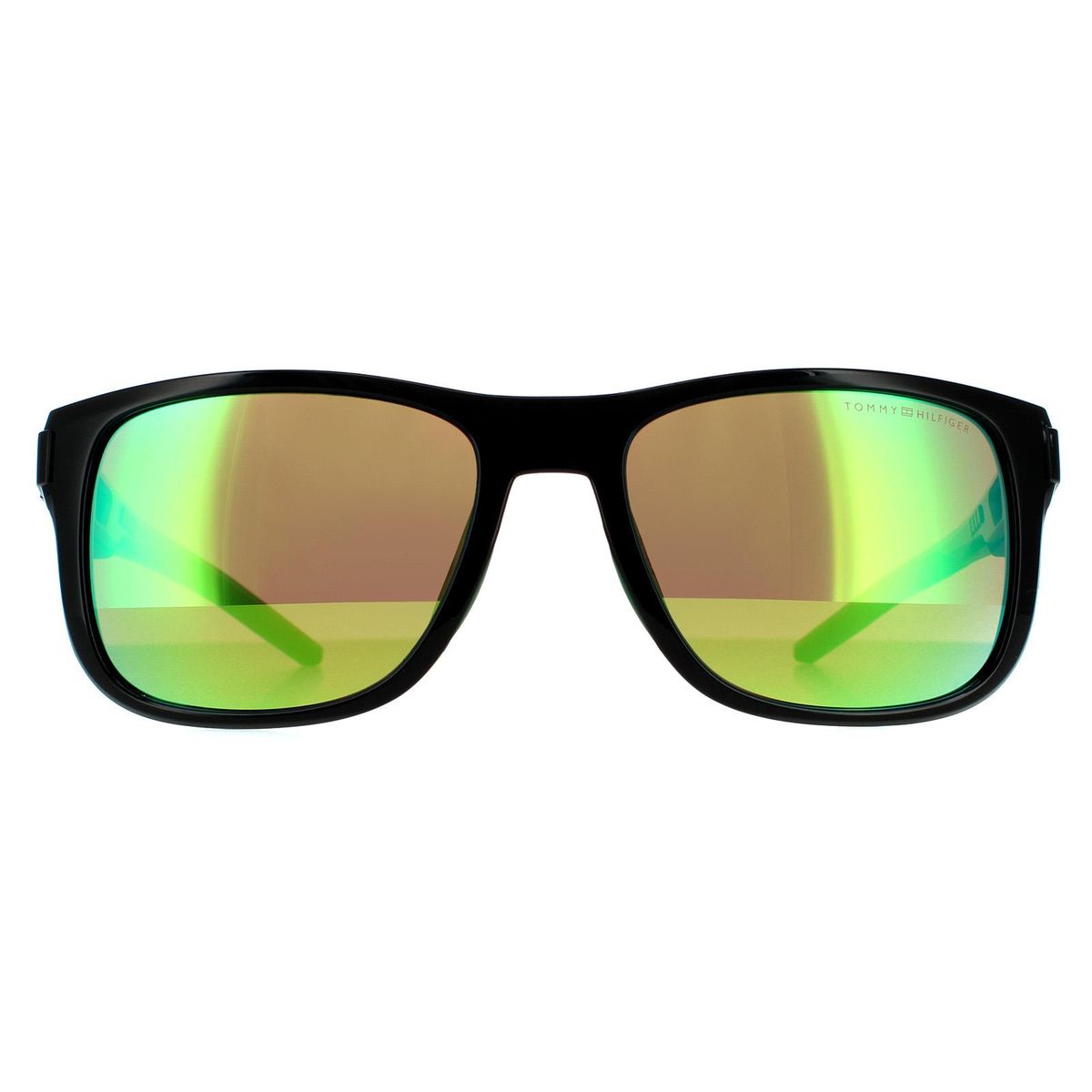 Sportliche Rechteckige Verspiegelte Sonnenbrille