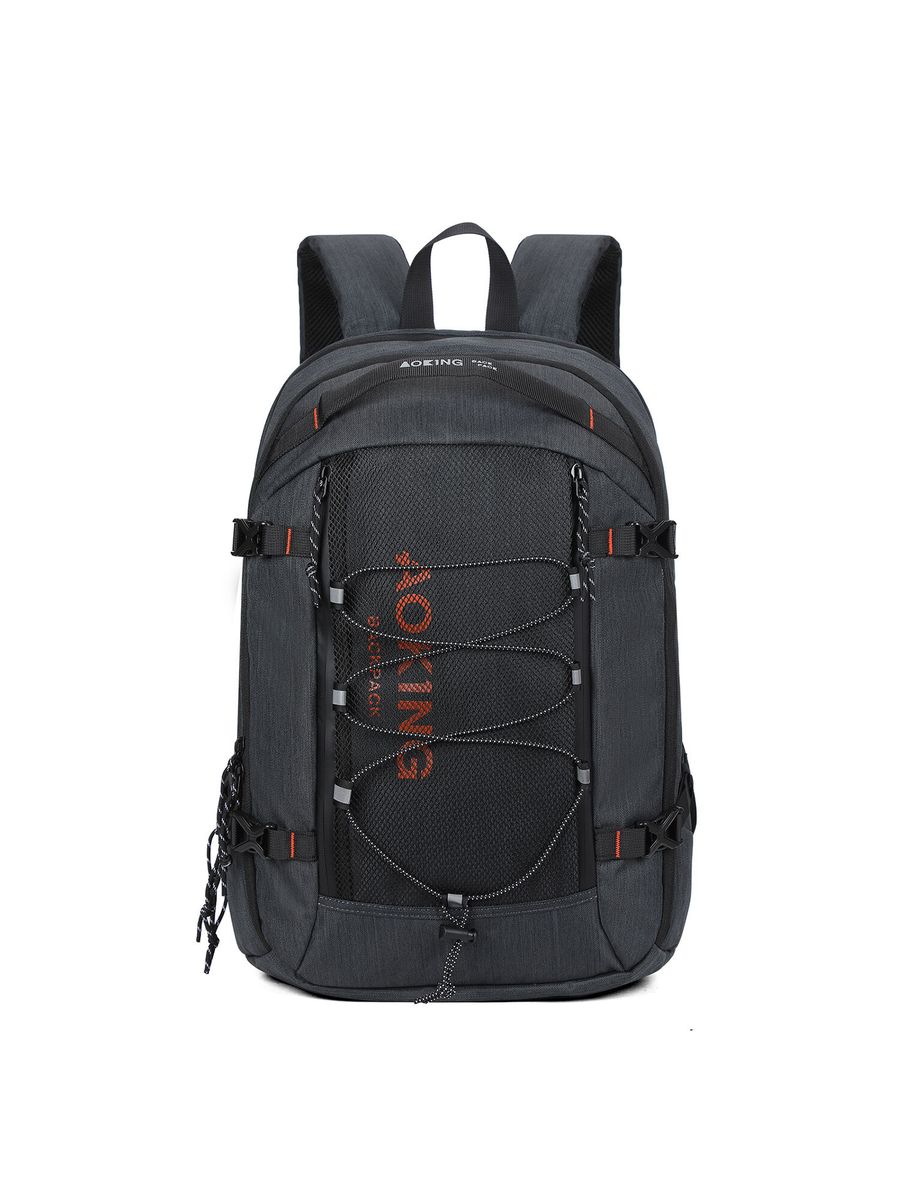 Unisex Reiserucksack mit Cargo-Gurten